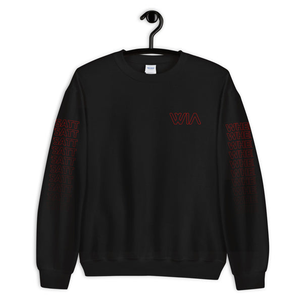 Angry Waves Sweatshirt - Black | Where It's ATT Merchandise