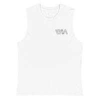 Muscle Shirt - White | Where It's ATT Merchandise