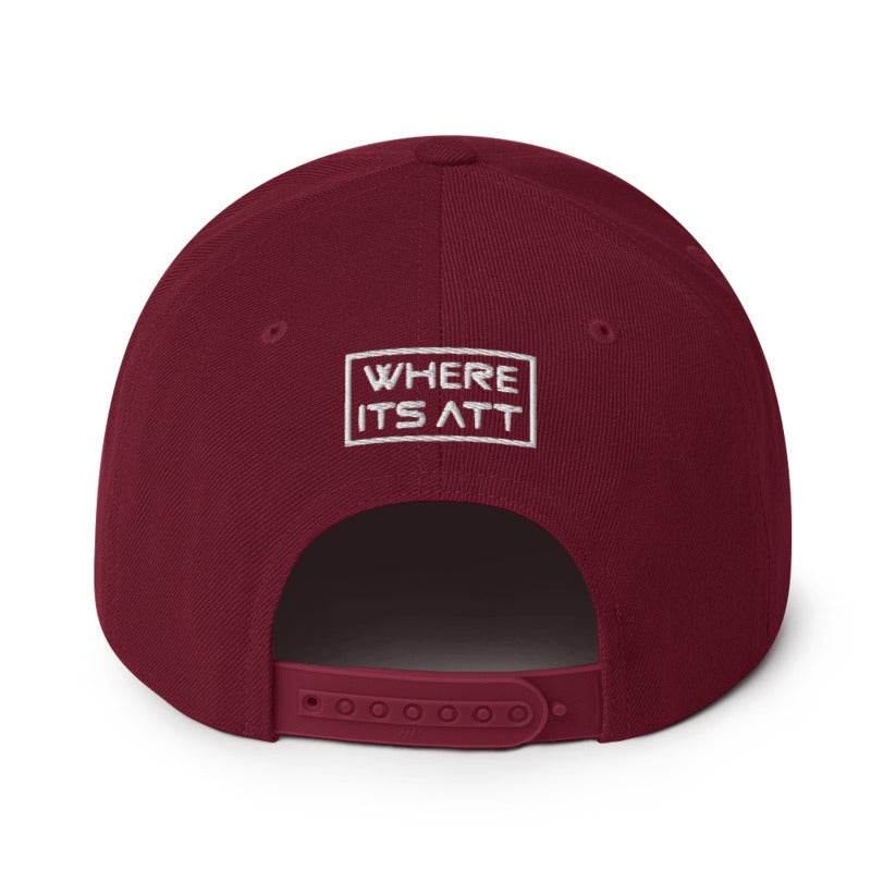 Brands Snapback Hat - Red | Where It's ATT Merchandise